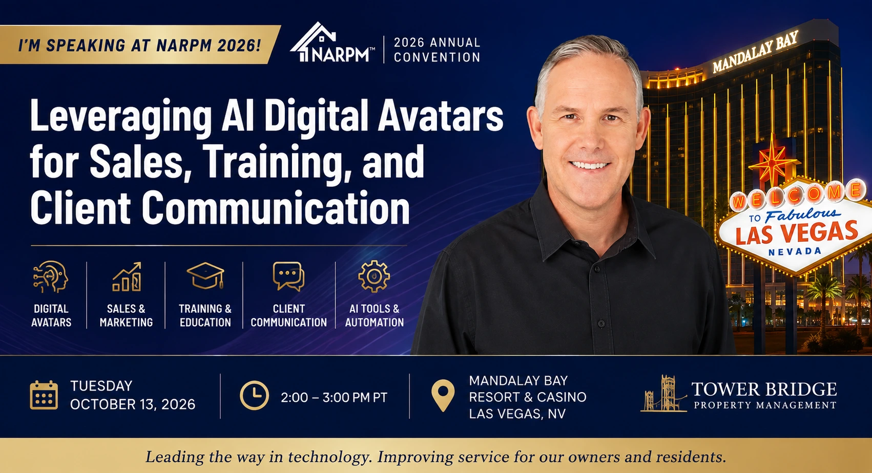 Speaking at NARPM 2026: AI Digital Avatars in Property Management